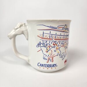 Vtg AQHA Canterbury Cup Quater Horse Equestrian Jockey Races English Stock Horse